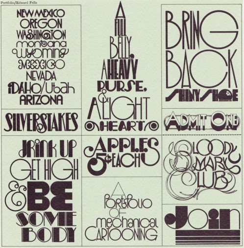 Image result for 20th century  graphic art lettering